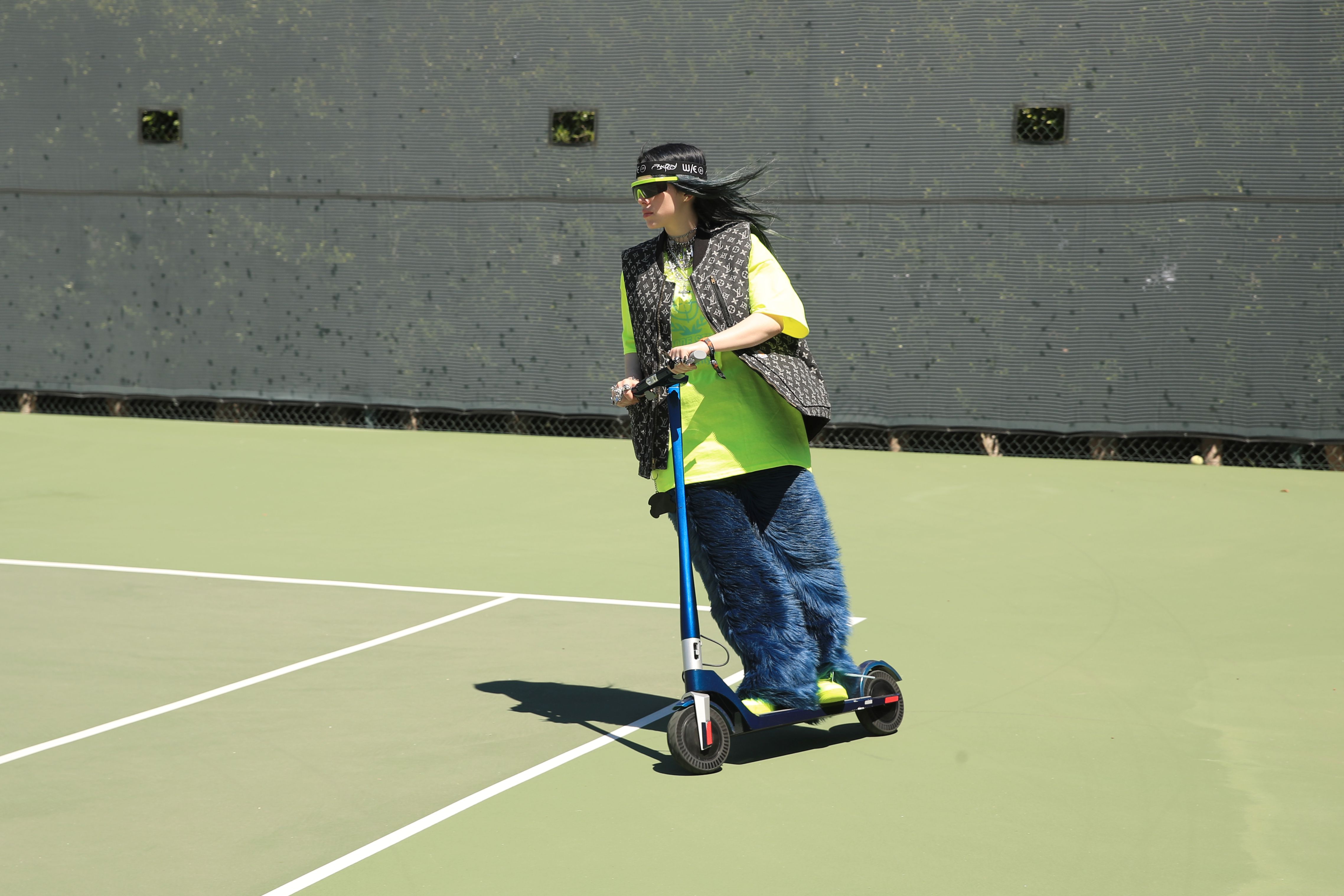 Billie Eilish at Coachella with Unagi Scooter